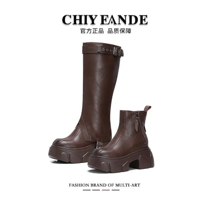 Urban Chic: Mid-Calf Boot Collection