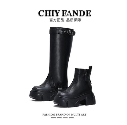 Urban Chic: Mid-Calf Boot Collection