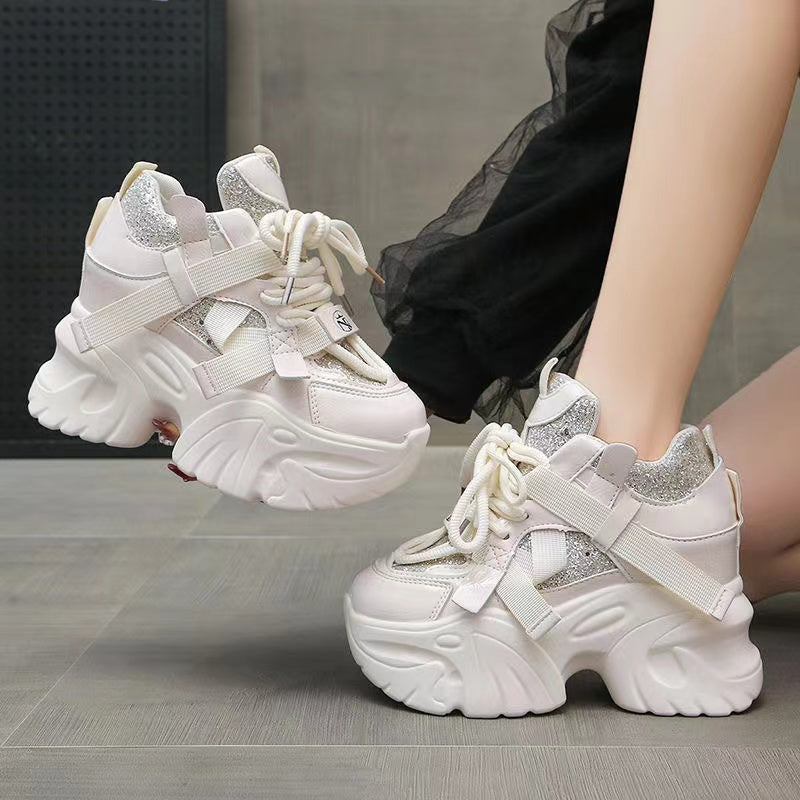 Fashionable Chunky Sole Sports Casual Shoes