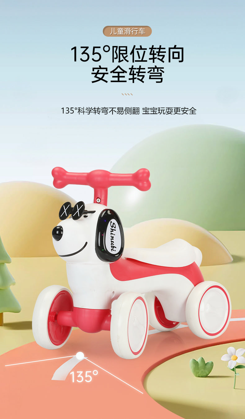 Black  Zonang Children's toy scooter