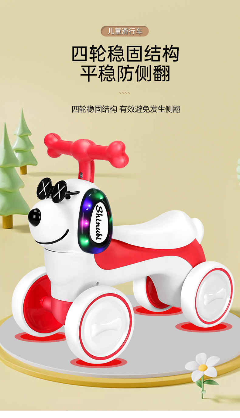 Red Zonang Children's toy scooter