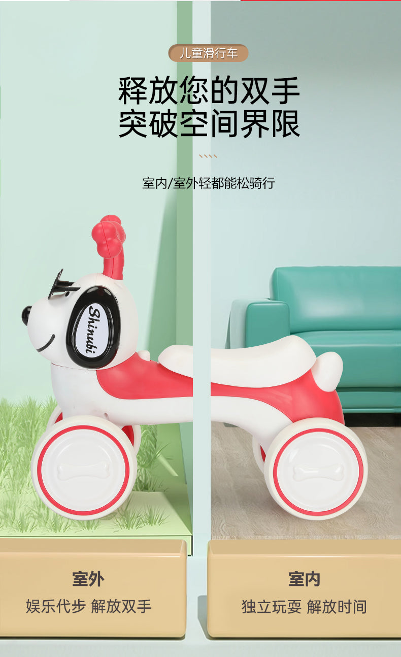 Black  Zonang Children's toy scooter