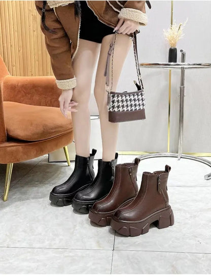 Urban Chic: Mid-Calf Boot Collection