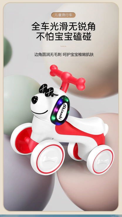 Black  Zonang Children's toy scooter