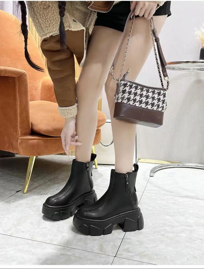 Urban Chic: Mid-Calf Boot Collection