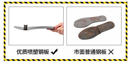 Labor protection shoes, men's anti smashing and anti piercing, four season steel Baotou construction site wear-resistant, safe and anti slip women's protective work shoes