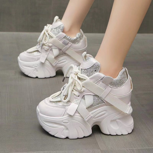 Fashionable Chunky Sole Sports Casual Shoes