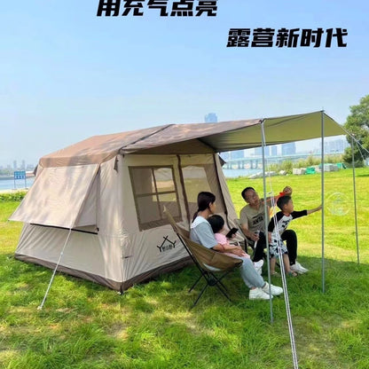 7.29（Shipping not included） square meters outdoor camping warm inflatable tent inflatable hut overnight tent sun and rain protection