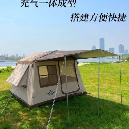 7.29（Shipping not included） square meters outdoor camping warm inflatable tent inflatable hut overnight tent sun and rain protection