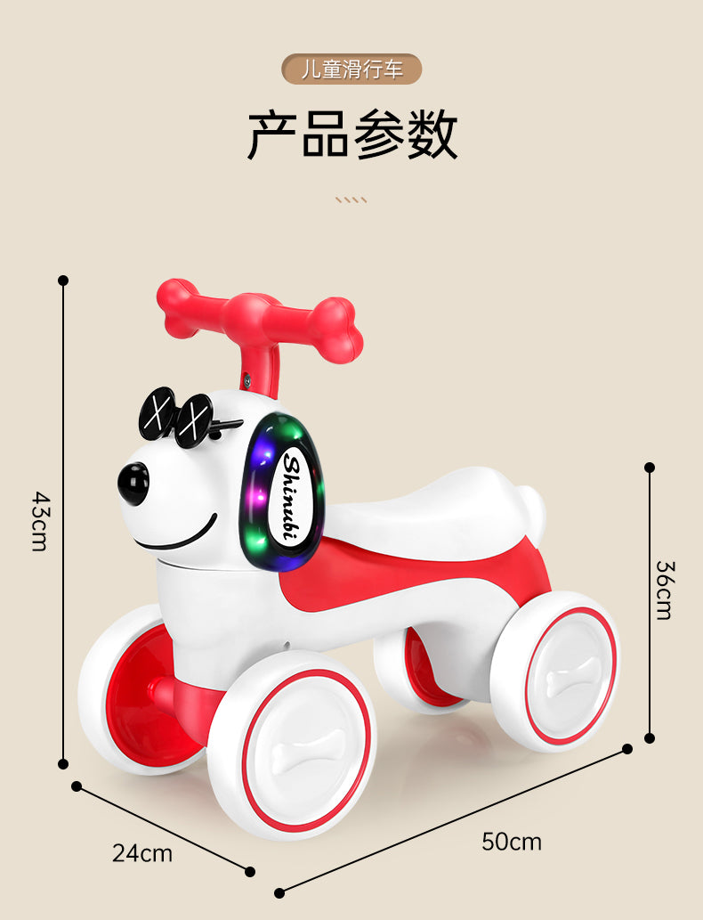 Black  Zonang Children's toy scooter