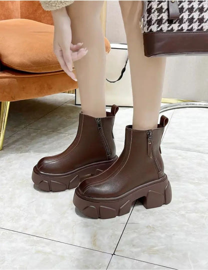 Urban Chic: Mid-Calf Boot Collection