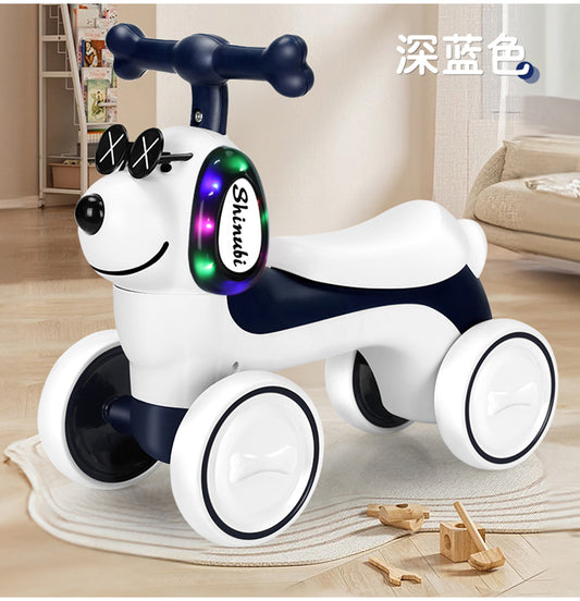 Black  Zonang Children's toy scooter