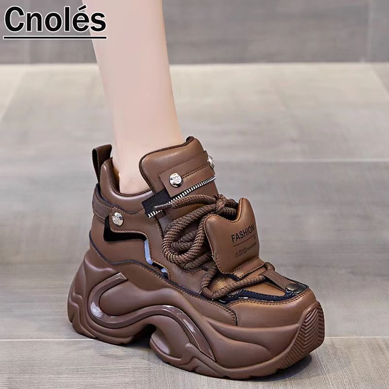 Elevated Style! Chunky Platform Height-Increasing Sneakers