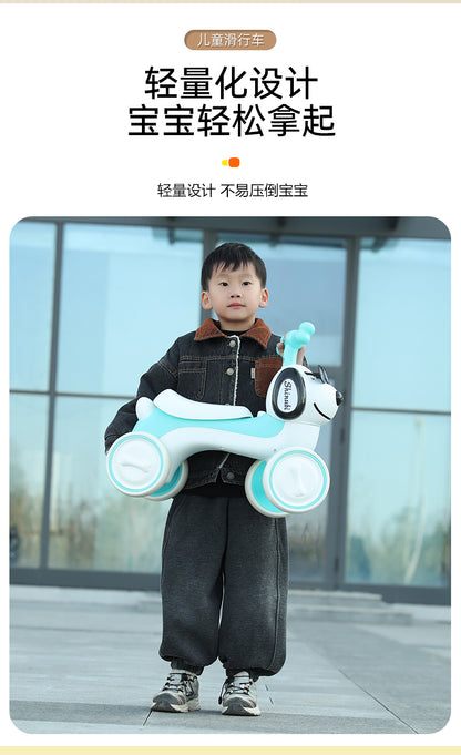 Black  Zonang Children's toy scooter