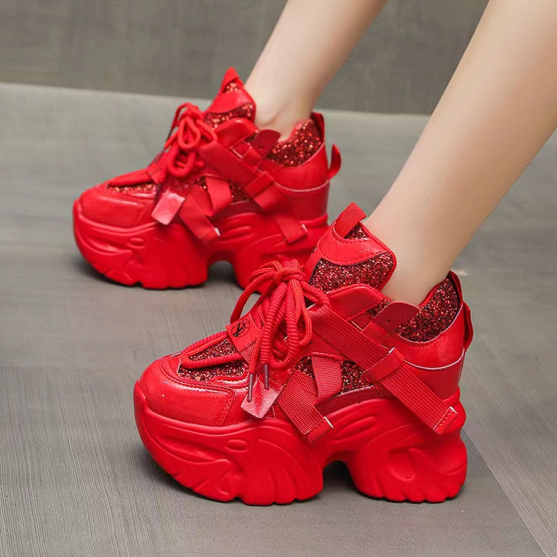 Fashionable Chunky Sole Sports Casual Shoes