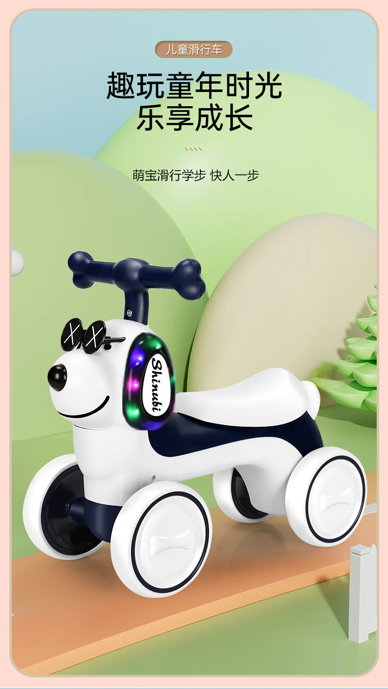 Black  Zonang Children's toy scooter