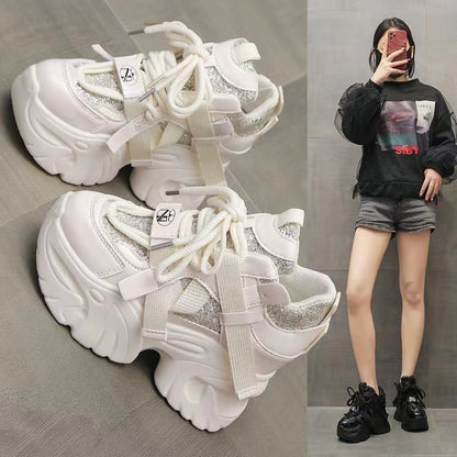 Fashionable Chunky Sole Sports Casual Shoes