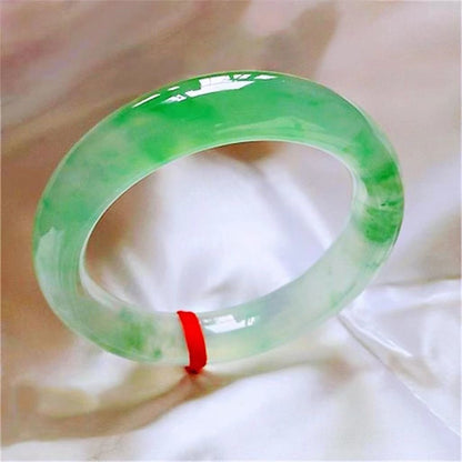 High Ice Natural Jade Bracelet (Medium Quality)