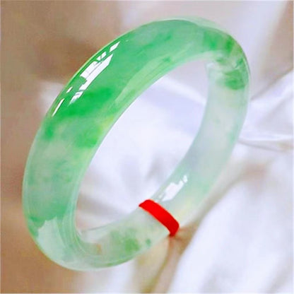 High Ice Natural Jade Bracelet (Medium Quality)