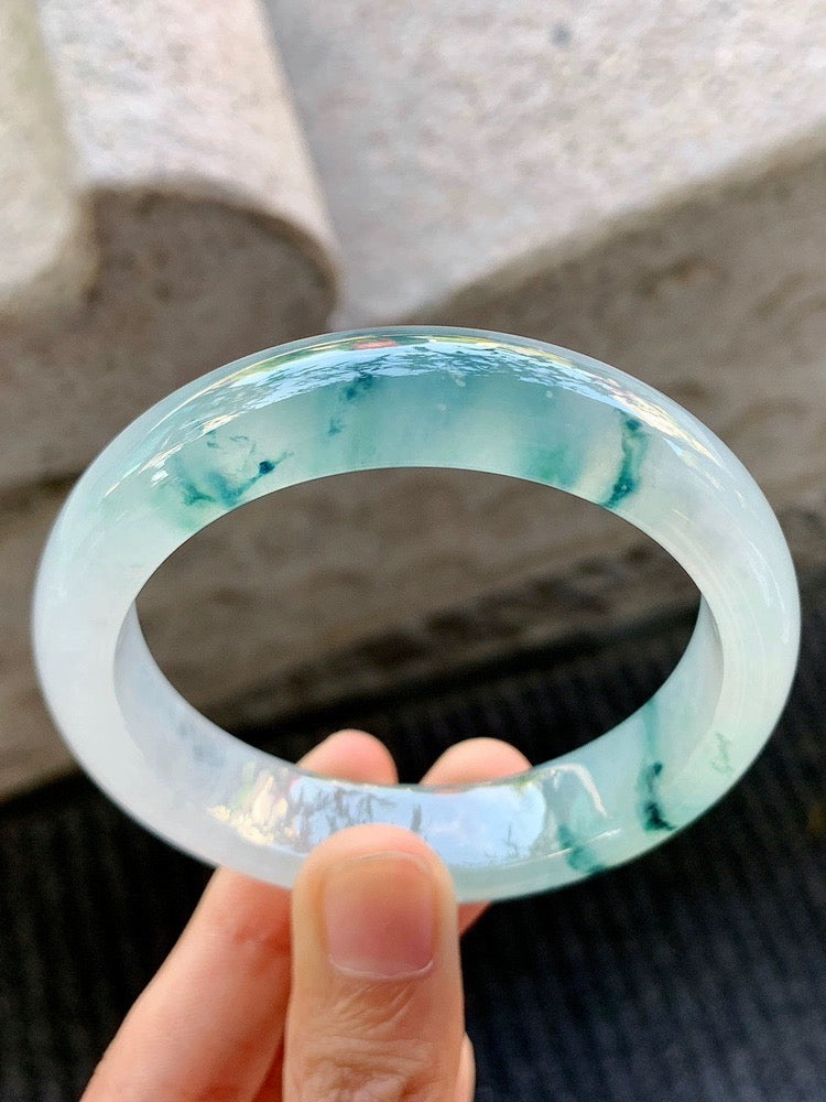 High Ice Natural Jade Bracelet (High Quality)